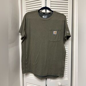 Carhartt Force Men's Short Sleeve Tee in Olive